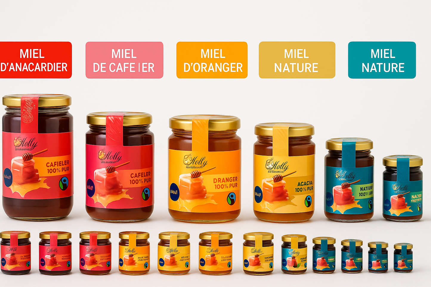 Miel d'apiculteur ivoire - HollyHoney