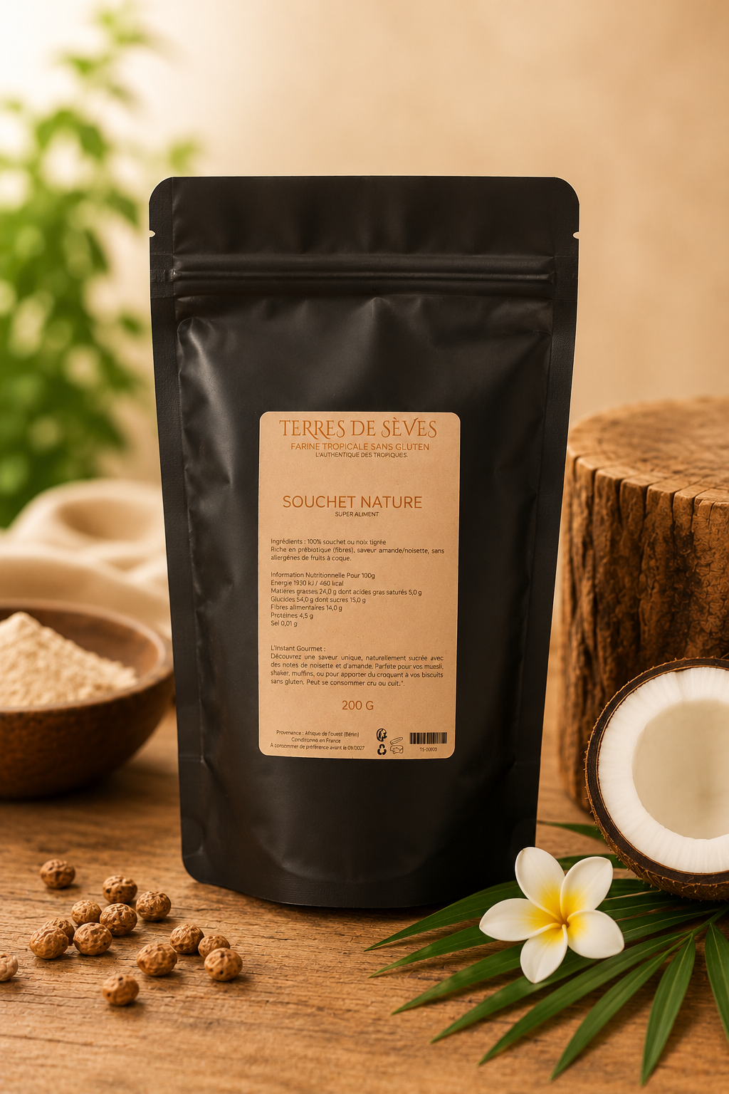 Farine de Souchet 200g – Terres de Sèves