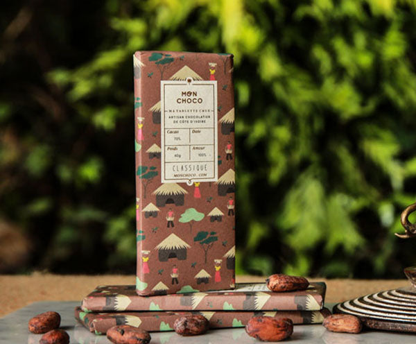 Tablette chocolat cru - Monchoco - 40 g