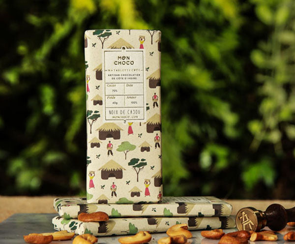 Tablette chocolat cru - Monchoco - 40 g