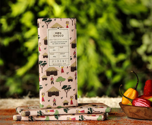 Tablette chocolat cru - Monchoco - 40 g